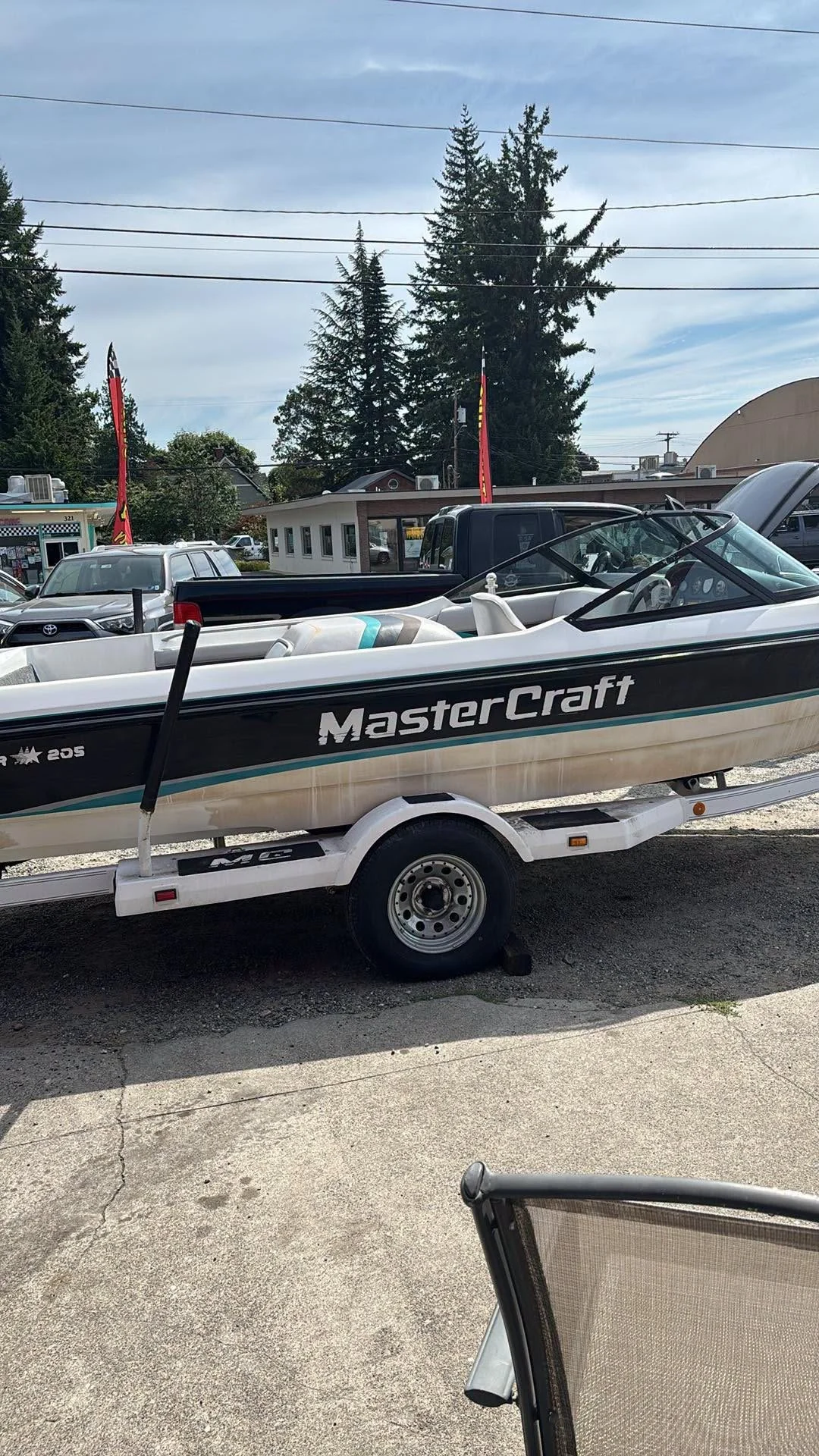 Boat at Cascade Auto and Marine