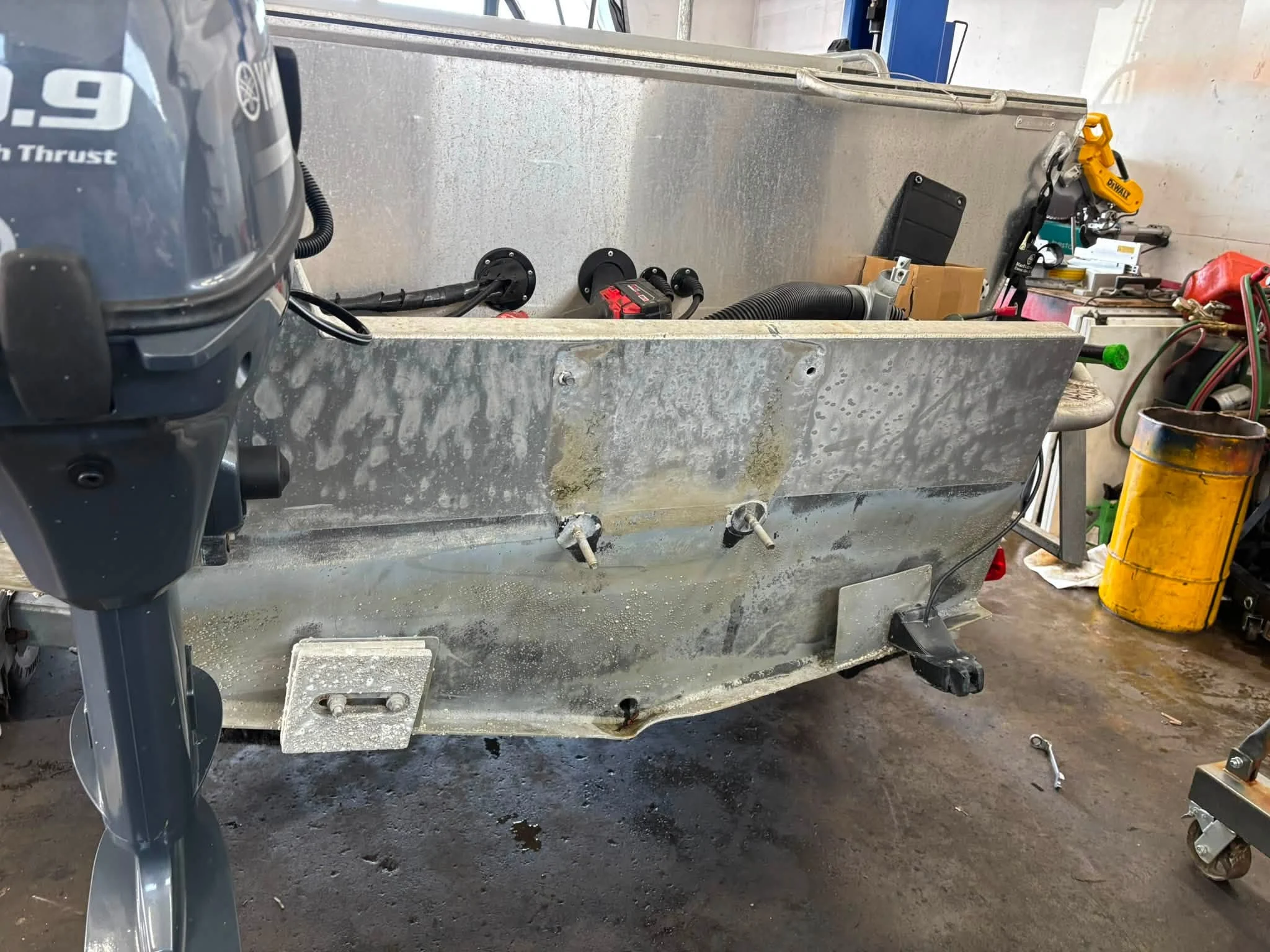 Marine service work at Cascade Auto and Marine
